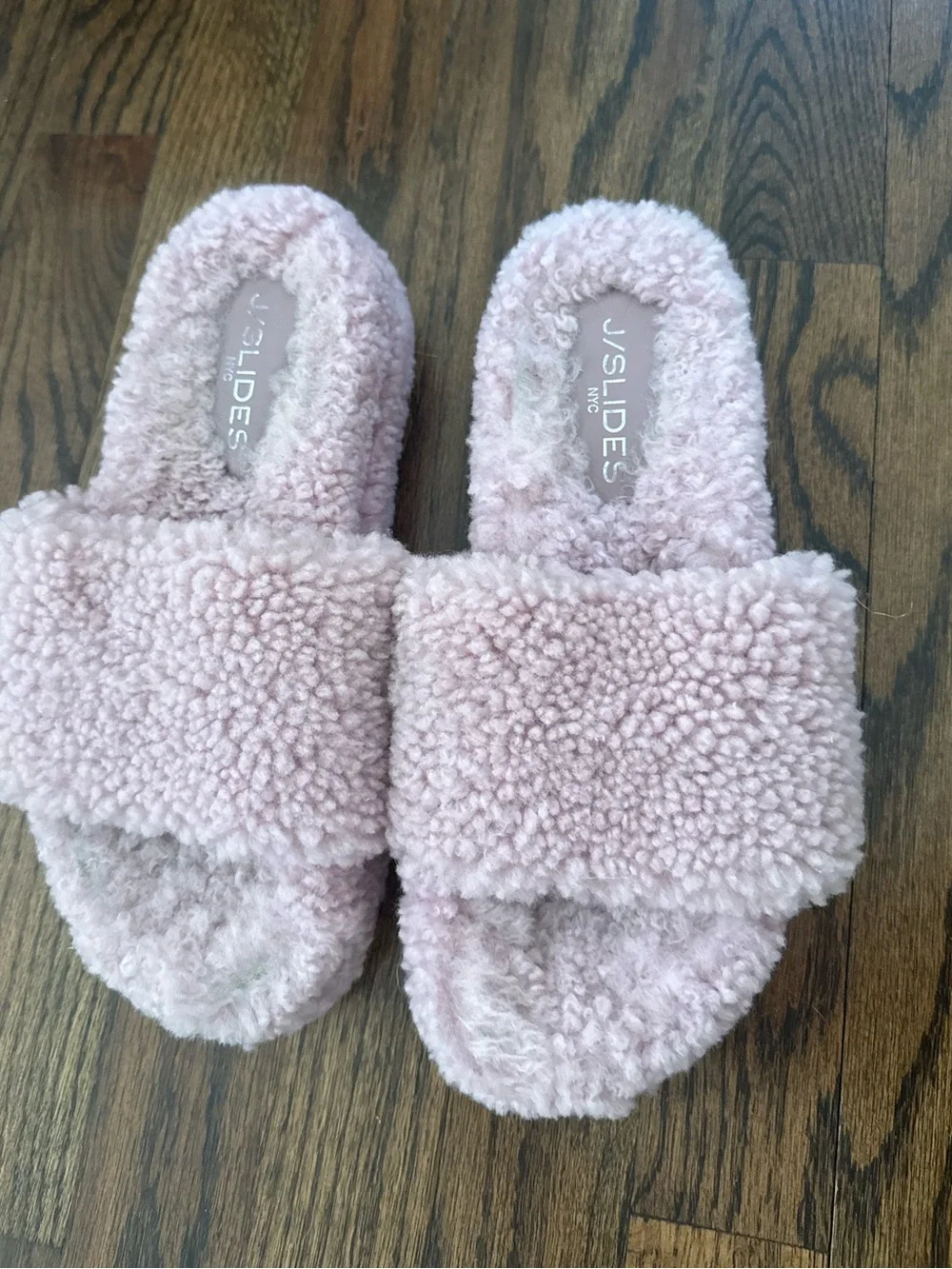 J/Slides Purple Fuzzy Slides